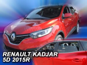 Langų vėjo deflektoriai Renault Kadjar (2015-2022) priekiniai ir galiniai
