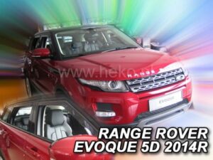 Langų vėjo deflektoriai Land Rover Range Rover Evoque I (2011-2018) priekiniai ir galiniai