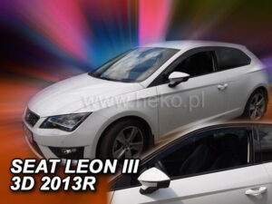 Langų vėjo deflektoriai Seat Leon III (2012-2020) 3 durų priekiniai