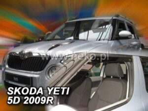 Langų vėjo deflektoriai Škoda Yeti (2009-2017) priekiniai