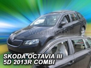 Langų vėjo deflektoriai Škoda Octavia III Universalas (2012-2020) priekiniai ir galiniai
