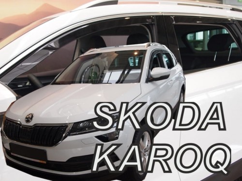 Langų vėjo deflektoriai Škoda Karoq (2017➝) priekiniai ir galiniai