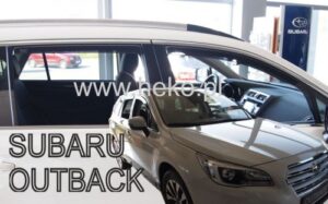 Langų vėjo deflektoriai Subaru Outback V (2015-2021) priekiniai ir galiniai