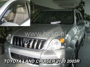 Langų vėjo deflektoriai Toyota Land Cruiser J12 (2002-2009) 3 ir 5 durų priekiniai