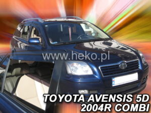 Langų vėjo deflektoriai Toyota Avensis II Universalas (2003-2009) priekiniai ir galiniai