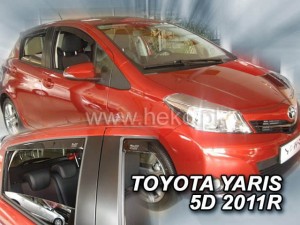 Langų vėjo deflektoriai Toyota Yaris III (2011-2020) 5 durų priekiniai ir galiniai
