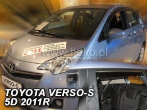 Langų vėjo deflektoriai Toyota Verso-S (2010-2015) priekiniai ir galiniai