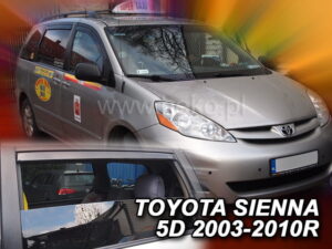 Langų vėjo deflektoriai Toyota Sienna II (2004-2010) priekiniai ir galiniai