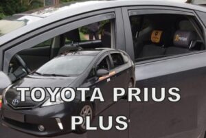 Langų vėjo deflektoriai Toyota Prius+ (2011-2021) 5 durų priekiniai ir galiniai