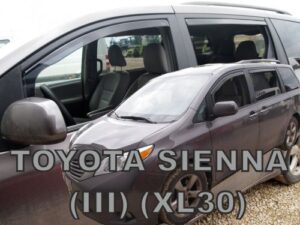 Langų vėjo deflektoriai Toyota Sienna III (2010-2020) priekiniai ir galiniai