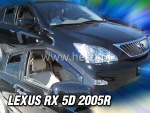 Langų vėjo deflektoriai Lexus RX II (2003-2008) priekiniai ir galiniai