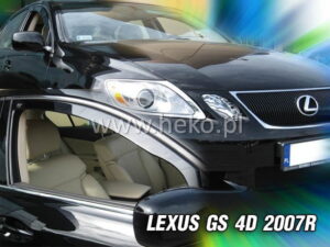 Langų vėjo deflektoriai Lexus GS III (2005-2011) 4 durų priekiniai