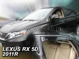 Langų vėjo deflektoriai Lexus RX III (2009-2015) priekiniai ir galiniai