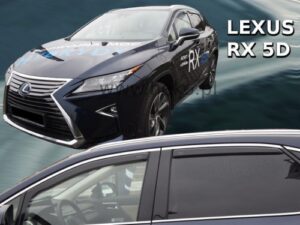 Langų vėjo deflektoriai Lexus RX IV (2016-2022) priekiniai ir galiniai
