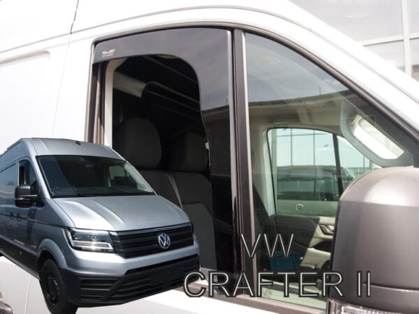 Langų vėjo deflektoriai Volkswagen Crafter II (2017➝) priekiniai