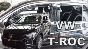 Langų vėjo deflektoriai Volkswagen T-Roc (2017➝) priekiniai ir galiniai