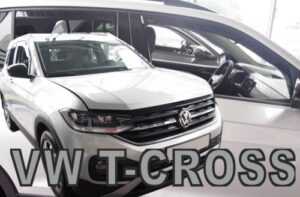 Langų vėjo deflektoriai Volkswagen T-Cross (2018➝) priekiniai ir galiniai