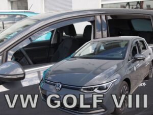 Langų vėjo deflektoriai Volkswagen Golf VIII Hatchback (2020➝) priekiniai ir galiniai