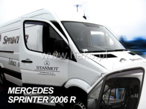 Langų vėjo deflektoriai Volkswagen Crafter I (2006-2017) trumpi priekiniai
