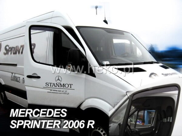 Langų vėjo deflektoriai Volkswagen Crafter I (2006-2017) trumpi priekiniai