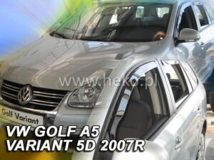 Langų vėjo deflektoriai Volkswagen Golf V/VI Universalas (2003-2013) priekiniai ir galiniai