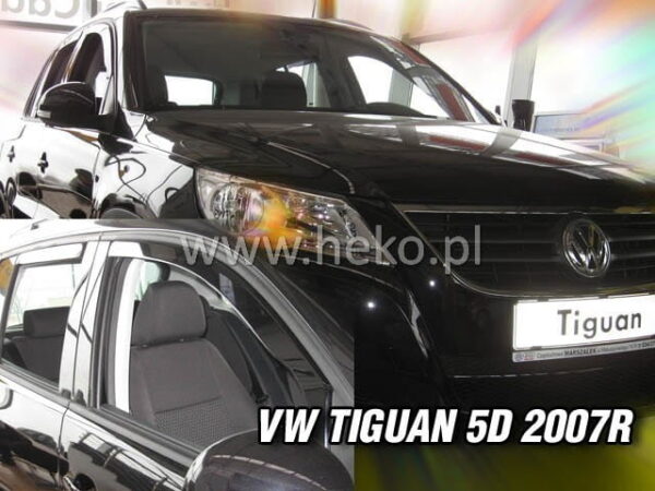 Langų vėjo deflektoriai Volkswagen Tiguan I (2007-2016) priekiniai ir galiniai