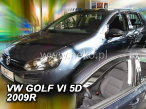 Langų vėjo deflektoriai Volkswagen Golf VI (2008-2013) 5 durų priekiniai