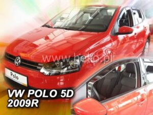 Langų vėjo deflektoriai Volkswagen Polo V (2009-2017) 5 durų priekiniai