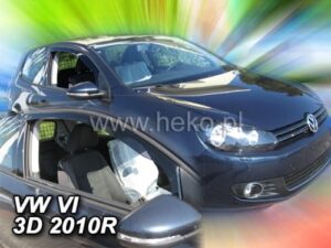 Langų vėjo deflektoriai Volkswagen Golf VI (2008-2013) 3 durų priekiniai