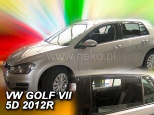 Langų vėjo deflektoriai Volkswagen Golf VII Hatchback (2012-2020) priekiniai ir galiniai