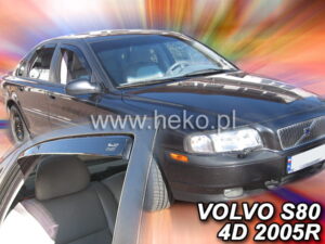 Langų vėjo deflektoriai Volvo S80 I (1998-2006) priekiniai ir galiniai