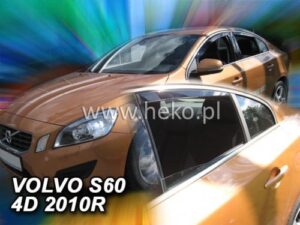 Langų vėjo deflektoriai Volvo S60 II (2010-2018) priekiniai ir galiniai