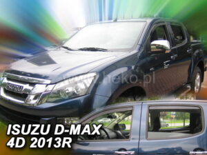 Langų vėjo deflektoriai Isuzu D-Max (2012➝) 4 durų priekiniai ir galiniai