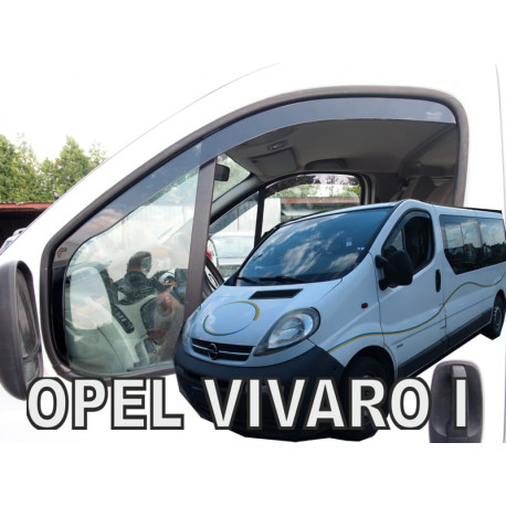 Langų vėjo deflektoriai Opel Vivaro A (2001-2014) ilgi priekiniai