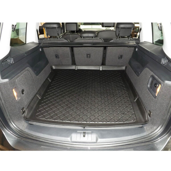 Modelinis bagažinės kilimėlis Volkswagen Sharan II (2010-2020) 7 vietų nuleista paaukštintais kraštais - Image 3