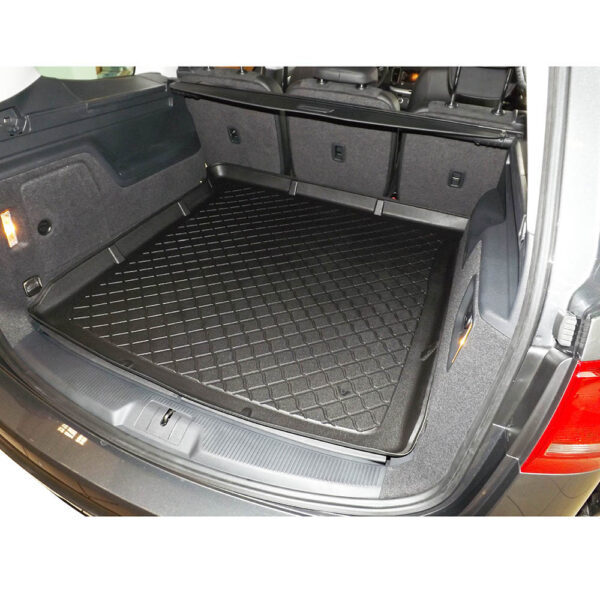 Modelinis bagažinės kilimėlis Volkswagen Sharan II (2010-2020) 7 vietų nuleista paaukštintais kraštais - Image 4