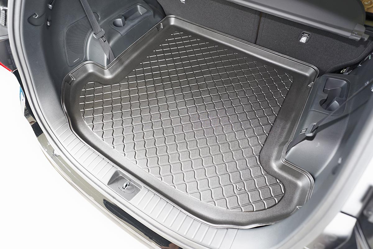 Modelinis bagažinės kilimėlis Hyundai Santa Fe IV (2020➝) 7 vietų paaukštintais kraštais - Image 4