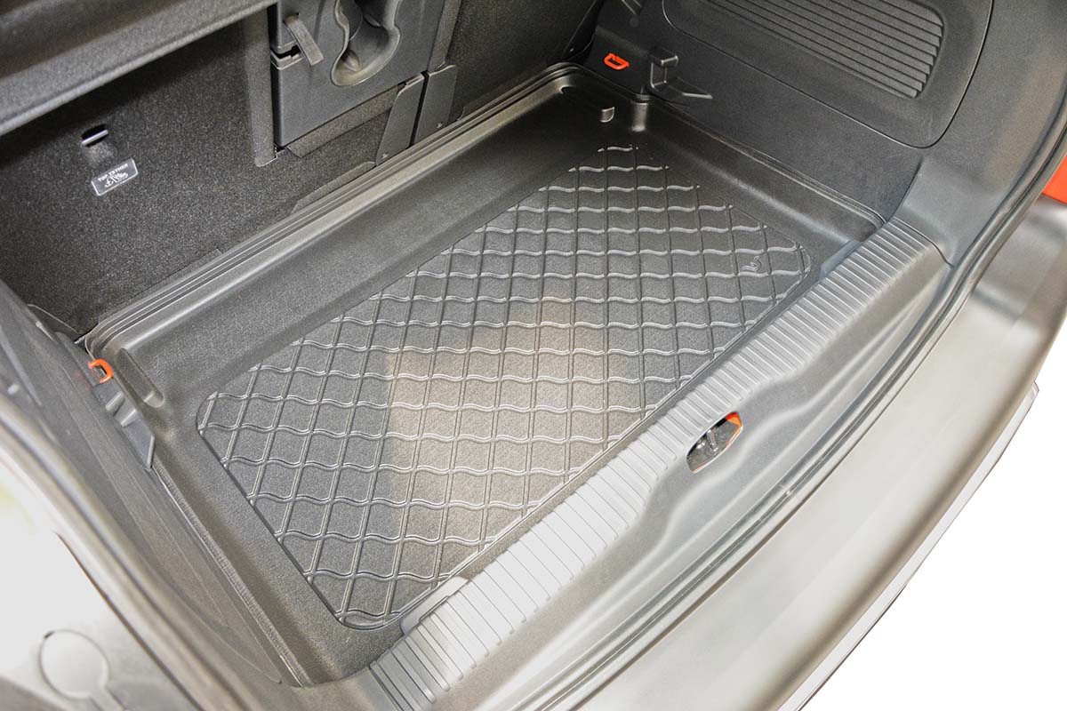 Modelinis bagažinės kilimėlis Citroen C3 Aircross II (2017➝) vieno lygio bagažinė paaukštintais kraštais - Image 4