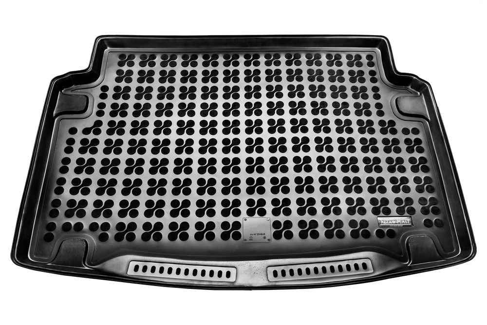 Guminis bagažinės kilimėlis Volkswagen Caddy Life Maxi (2007➝) 7 vietų su nulenkta 3 eile