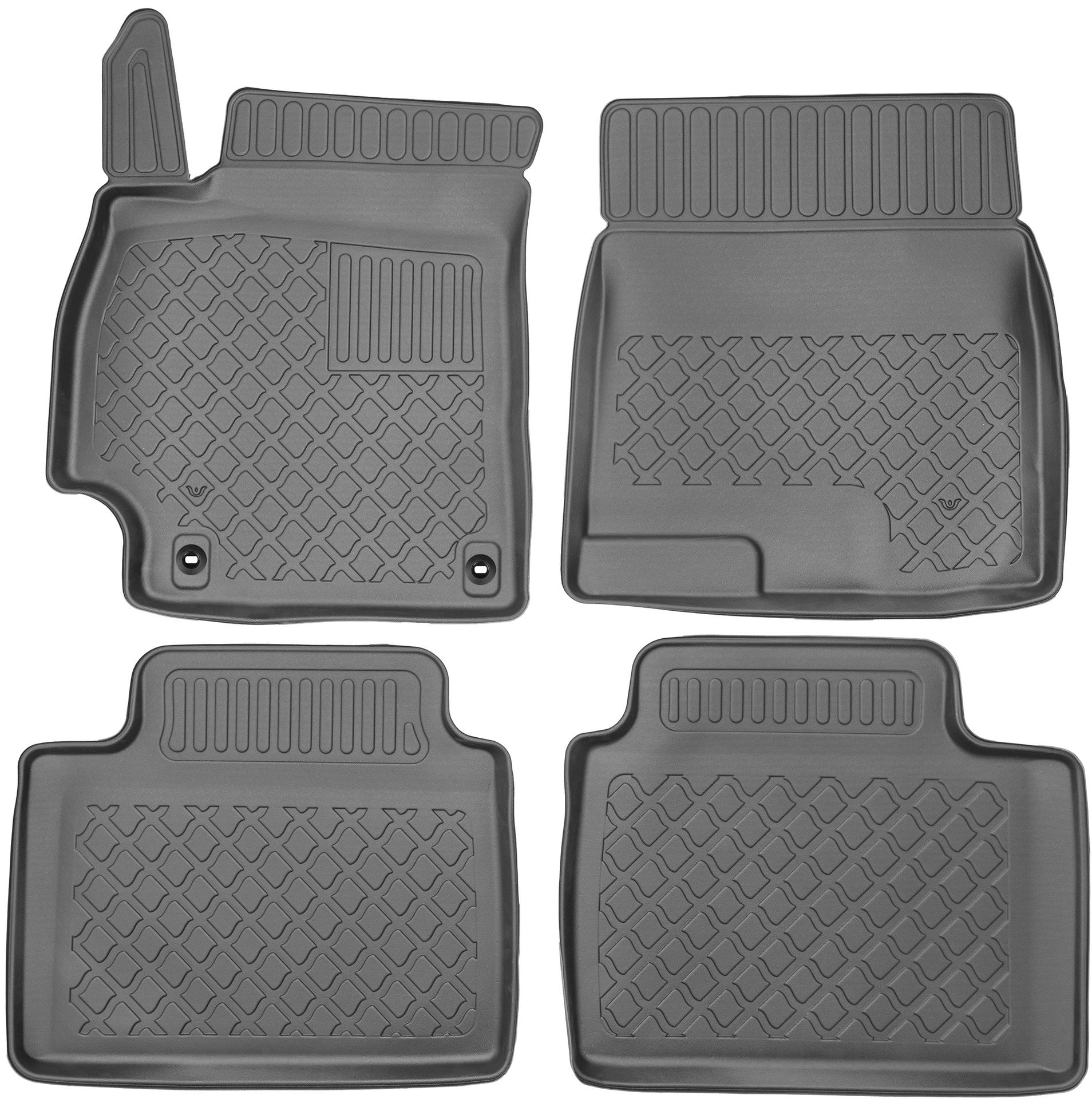 Modeliniai guminiai kilimėliai Hyundai Elantra (2021→) Su borteliais