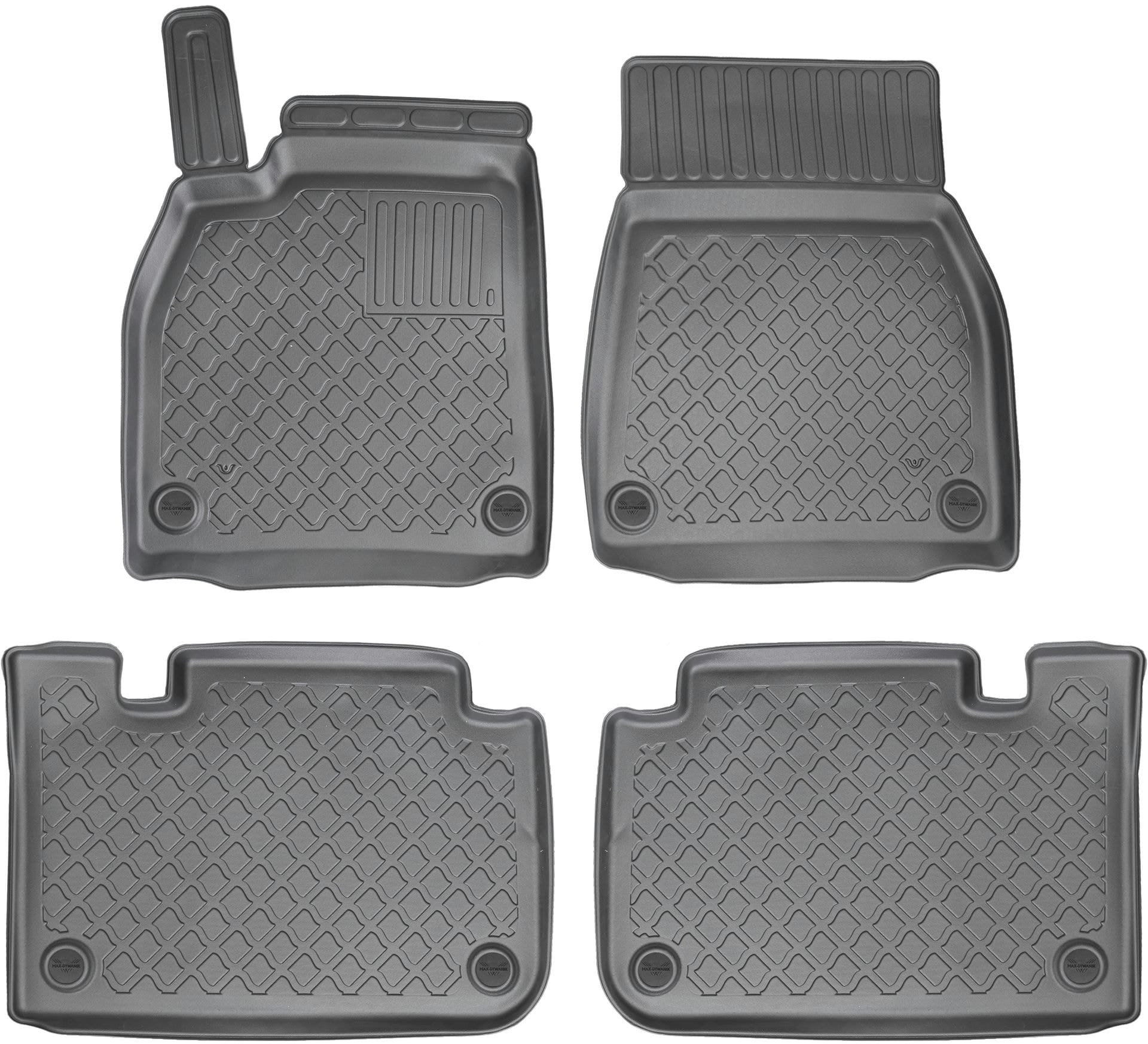 Guminiai kilimėliai Tesla Model S (2021→) su borteliais