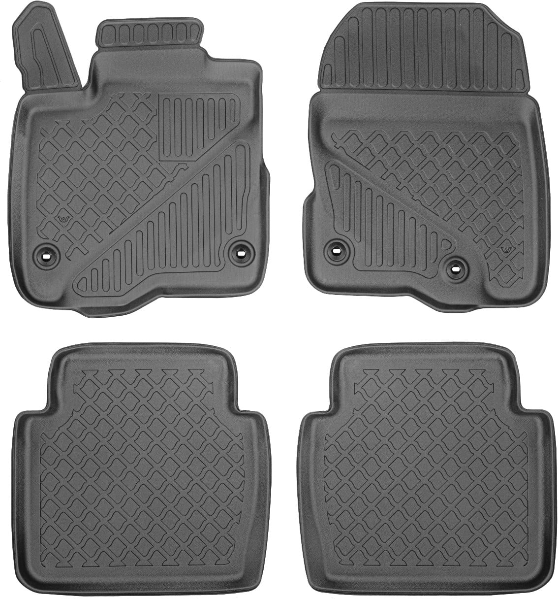 Modeliniai guminiai kilimėliai Honda CR-V VI Hybrid e:HEV (2023→) Paaukštintais kraštais