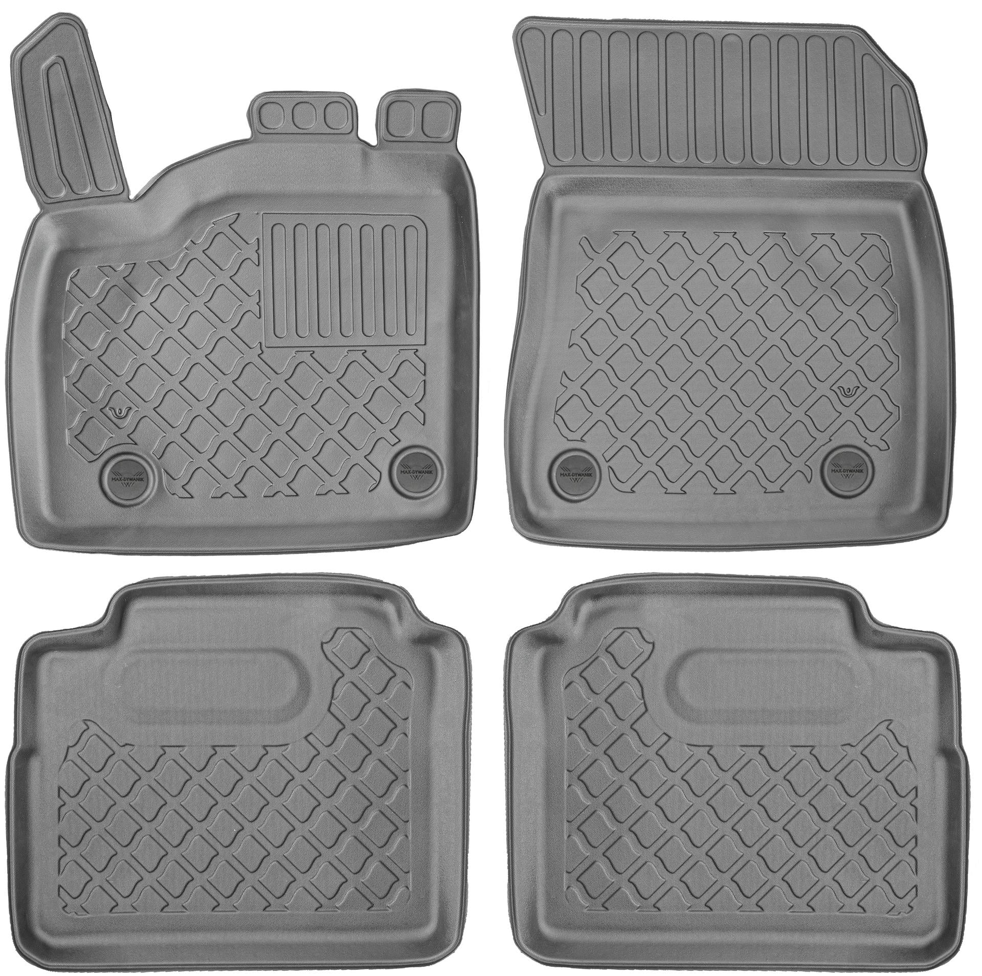 Guminiai kilimėliai Nissan X-Trail (T33) e-Power 5/7 vietų (2022→) su borteliais